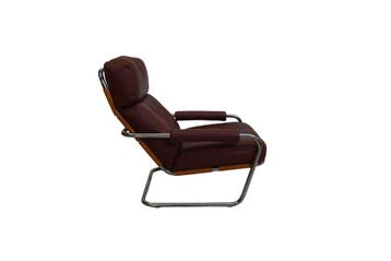 Gelderland design fauteuil – cognac/roodbruin leren lounge s, Huis en Inrichting, Fauteuils, Ophalen of Verzenden, Nieuw