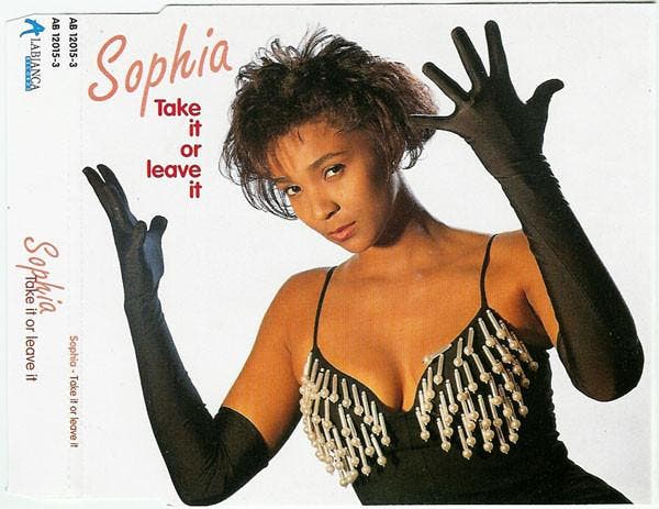 cd single - Sophia - Take It Or Leave It, Cd's en Dvd's, Cd Singles, Zo goed als nieuw, Overige genres, Verzenden
