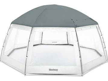 Bestway Flowclear - Pool Dome - Zwembadoverkapping, Kinderen en Baby's, Speelgoed | Overig, Verzenden, Zo goed als nieuw