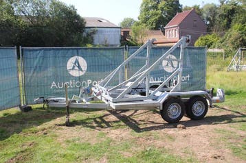 Veiling: Kabelhaspelwagen Ta-No 3500kg, Watersport en Boten, Boottrailers, Ophalen, Gebruikt, Overige typen, Dubbelassig (tandemas)