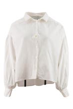 By-bar Blouse in maat M Wit, By-bar, Verzenden, Zo goed als nieuw, Wit