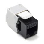 Keystone RJ45 | Cat6a U/UTP (Zwart), Verzenden, Nieuw