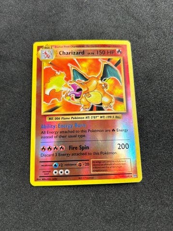 Pokémon - 1 Card - Charizard Evolutions 2016 11/108 Reverse, Hobby en Vrije tijd, Verzamelkaartspellen | Pokémon, Nieuw