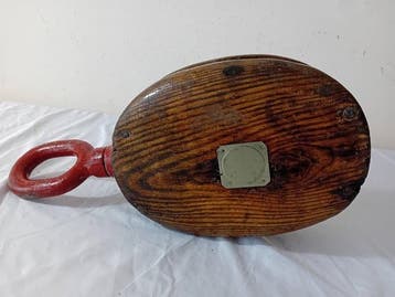 Maritieme objecten - unkown - as ijzer put hout- Groot
