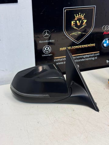 BMW 5-serie buitenspiegel rechts en links zwart F91531219931, Auto-onderdelen, Spiegels, Gebruikt, BMW