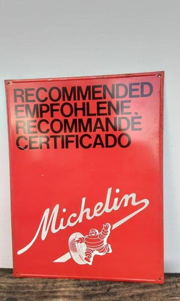 Michelin - Reclamebord - Metaal
