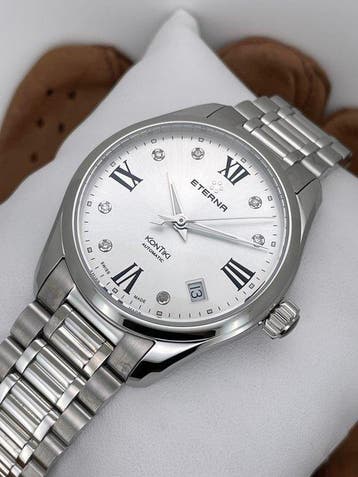 Eterna - Kontiki Automatic Diamonds Lady - Zonder, Nieuw