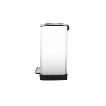 EKO E-Cube recycling pedaalemmer 28+18 ltr - Wit, Verzenden, Nieuw