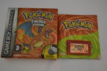 Pokemon Firered Version (GBA NHAU CIB), 1 speler, Verzenden, Zo goed als nieuw