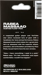 Jim Dunlop Rabea Massaad Flow plectrum 1.00 mm 6-pack, Ophalen of Verzenden, Nieuw, Elektrische gitaar