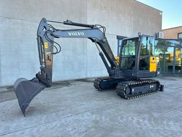 Veiling: Midigraafmachine Volvo EC60C Diesel 2013, Ophalen, Graafmachine