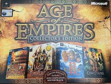 Microsoft - PC - Age of Empires Collectors Edition Full Set, Nieuw