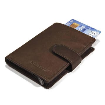 Figuretta Card Protector met RFID bescherming Donkerbruin, Overige merken, Bruin, Verzenden, Nieuw