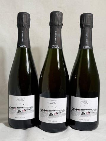 Vincent Couche, Rosé Désir - Champagne - 3 Flessen (0.75, Nieuw