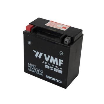 VMF PowerSport AGM 51421 / YTX16-BS accu 12V, origineel, Motoren, Verzenden, Nieuw