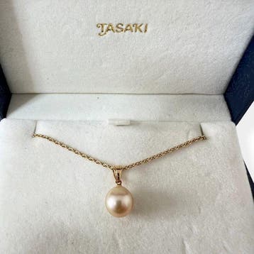Tasaki - Halsketting - 18 karaat Geel goud Parel - Golden, Nieuw