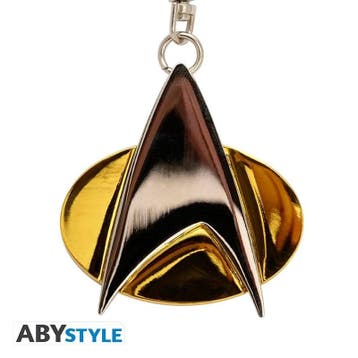 Star Trek Communicator Badge 3D Metalen Sleutelhanger, Ophalen of Verzenden, Nieuw