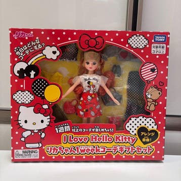 Takara Tomy - Speelgoed figuur I Love Hello Kitty Licca-chan