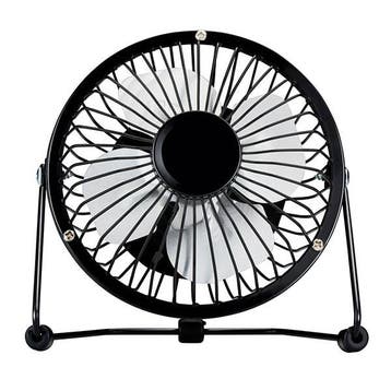 Lifetime tafelventilator zwart (13 cm), Witgoed en Apparatuur, Ventilatoren, Verzenden, Nieuw, Tafelventilator