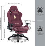 Ergonomische Bureaustoel -  Office Chair - Gamestoel - Volwa, Verzenden, Zo goed als nieuw