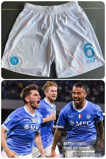 Napoli - Italiaanse voetbal competitie - 2025 - Voetbalshirt, Nieuw