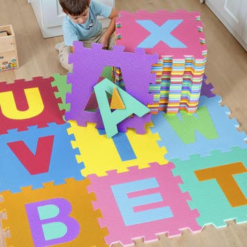 Puzzelmat 86-delig - kleurrijk, Verzenden, Nieuw