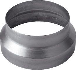 Burgerhout verloopstuk dunwandig aluminium 200/220, Doe-het-zelf en Verbouw, Verzenden, Nieuw