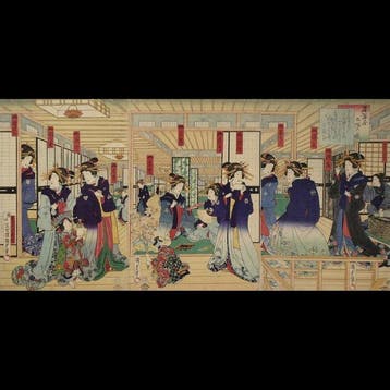 Utagawa Kunisada II /  (1823–1880) Owari-ya Nikai no
