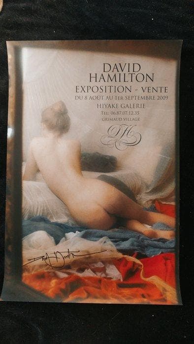 David Hamilton - David Hamilton avec signature - Jaren 2000, Antiek en Kunst, Kunst | Tekeningen en Foto's