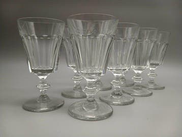 Drinkservies (8) - Kristal - Franse glaswaren wijn