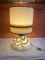 Tafellamp - Glas, Metaal, Textiel, Antiek en Kunst, Antiek | Lampen