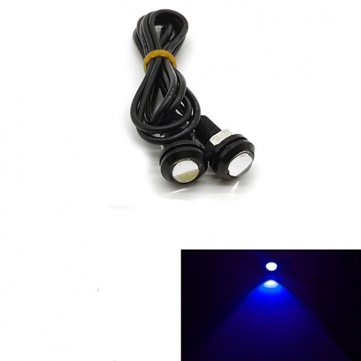 18MM LED - Eagle Eye - Blauw - Waterproof, Auto diversen, Tuning en Styling, Ophalen of Verzenden