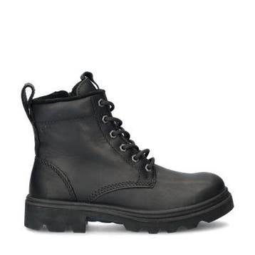Ecco Grainer veterboots voor dames in het Zwart, Ecco, Verzenden, Zwart, Lage of Enkellaarzen