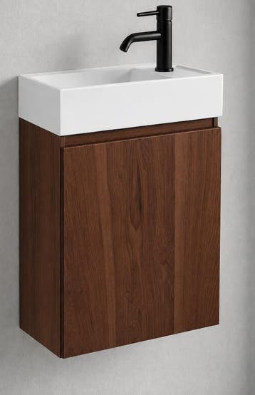 SALE - Volda 40 rechts - Walnoot - Toiletmeubel -, Ophalen of Verzenden, Nieuw