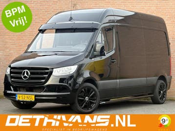 Zakelijke Lease |  Mercedes-Benz Sprinter 211CDI L2H2 Carpla, Stof, Gebruikt, Euro 6, Zwart