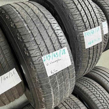 2 x Goodyear Wrangler 275-65-18 Zomerbanden 6,5mm, 18 inch, Gebruikt, 275 mm, Ophalen of Verzenden