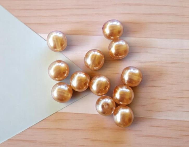 15 x Transparante DQ Glasparel – 10 mm – Kleur Antique, Hobby en Vrije tijd, Kralen en Sieraden maken, Kraal, Nieuw, Ophalen of Verzenden