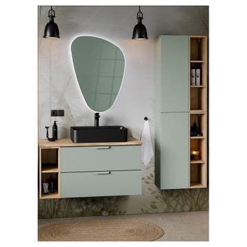 Badmeubel Aspen 80CM (Badkamermeubels), Huis en Inrichting, Ophalen of Verzenden, Nieuw