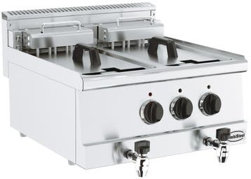 Combisteel Friteuse | BASE 600 | Elektrisch | 10+10L | Aftap, Ophalen of Verzenden, Nieuw in verpakking