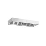 GGM Gastro | Afzuigkap doosmodel - 4000mm - met filters & |, Onderbouw afzuigkap, Verzenden, Nieuw, Inbouw