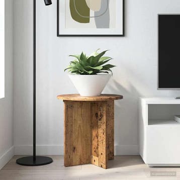 vidaXL Plantenstandaard 2 st Oud hout 40 x 40 x 40 cm, Verzenden, Nieuw