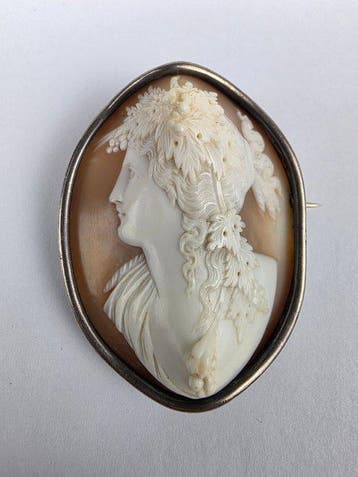 Zonder minimumprijs - Cameo Metaal - Museale Grande Cammeo