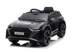 Audi RS6, 12 volt elektrische kinderauto met rubberen banden, Ophalen of Verzenden, Nieuw