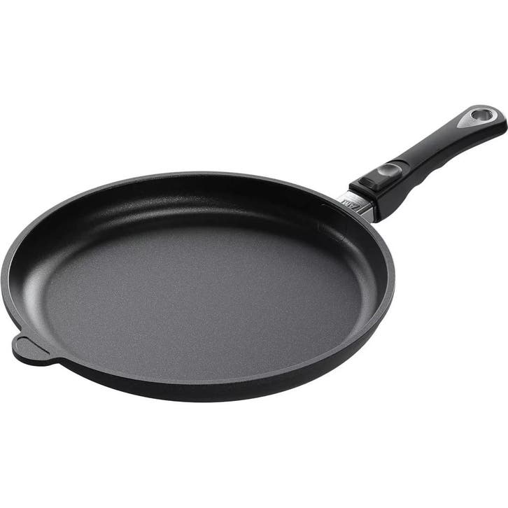 AMT Gastroguss Koekenpan 28 cm – Gegoten Aluminium – Lot, Huis en Inrichting, Keuken | Potten en Pannen, Koekenpan of Braadpan