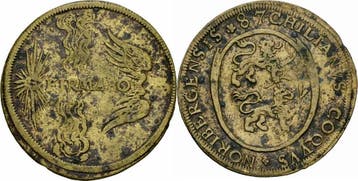 Nuernberg, Stadt Nuernberg Rechenpfennig 1587 von Kilian..., Postzegels en Munten, Verzenden
