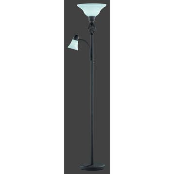LED Vloerlamp - Trion Rustina - E27/E14 Fitting - 2-lichts -, Ophalen of Verzenden, Nieuw, Metaal