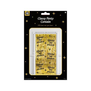 Classy Party Curtain Pensioen, Verzenden, Nieuw, Versiering, Overige