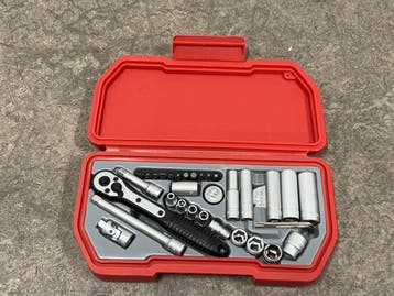 Veiling - Tengtools dopsleutelset 35-delig 1/4, Doe-het-zelf en Verbouw, Gereedschap | Handgereedschap, Nieuw