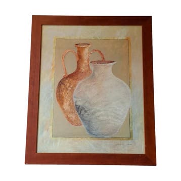 Schilderij van Juliane Jahn - 57 bij 47 cm, Ophalen of Verzenden