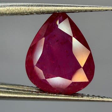Zonder minimumprijs - 1 pcs Rood Robijn - 2.98 ct -, Sieraden, Tassen en Uiterlijk, Nieuw